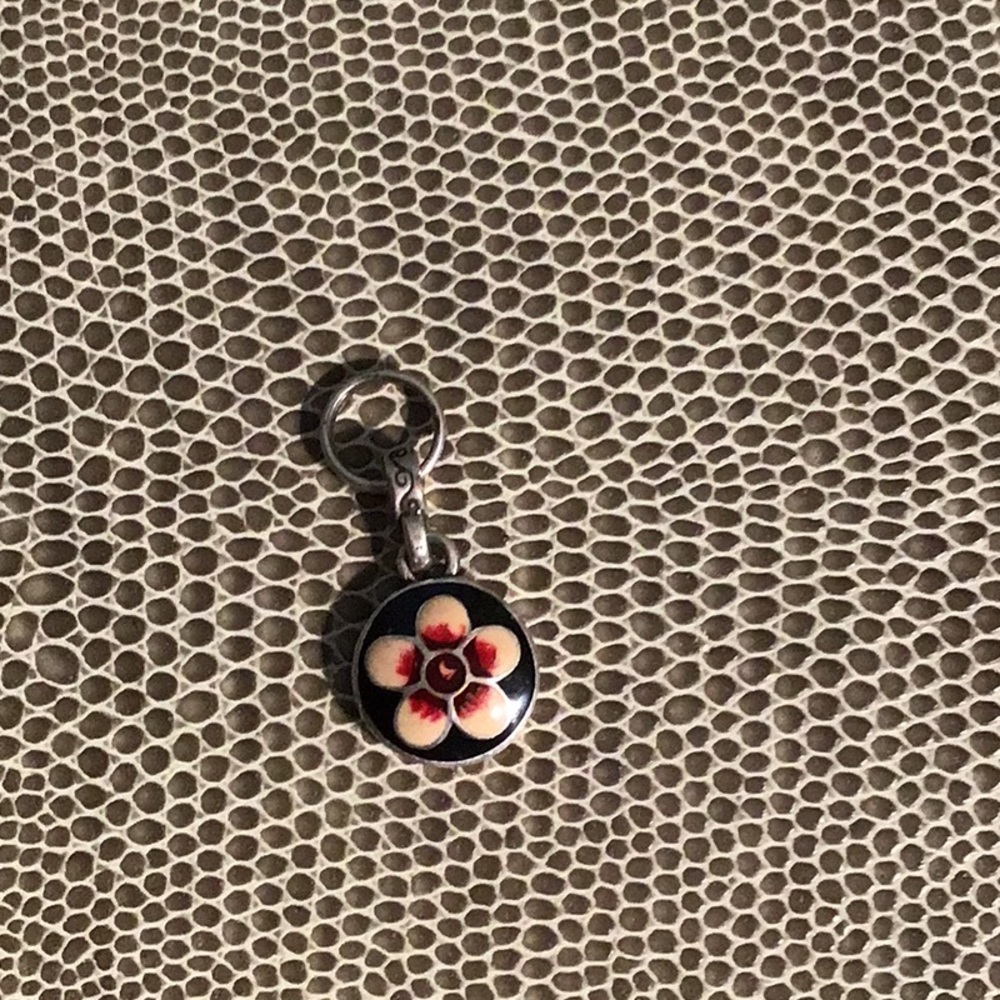 Reduced Price! Brighton Floral Enameled Inlay Charm